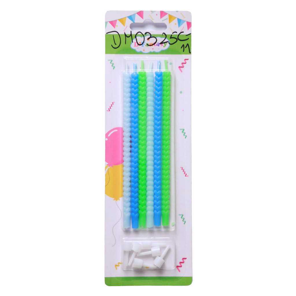 VELA TRENZA CIAN