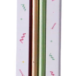 VELA METALICA COLORES 9.5CM