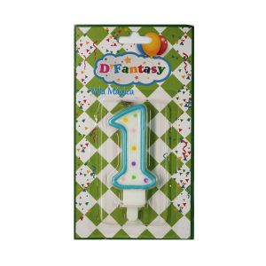 VELA NUMERAL MAGICA PUNTO CELESTE # 1