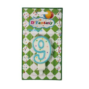 VELA NUMERAL MAGICA PUNTO CELESTE # 9